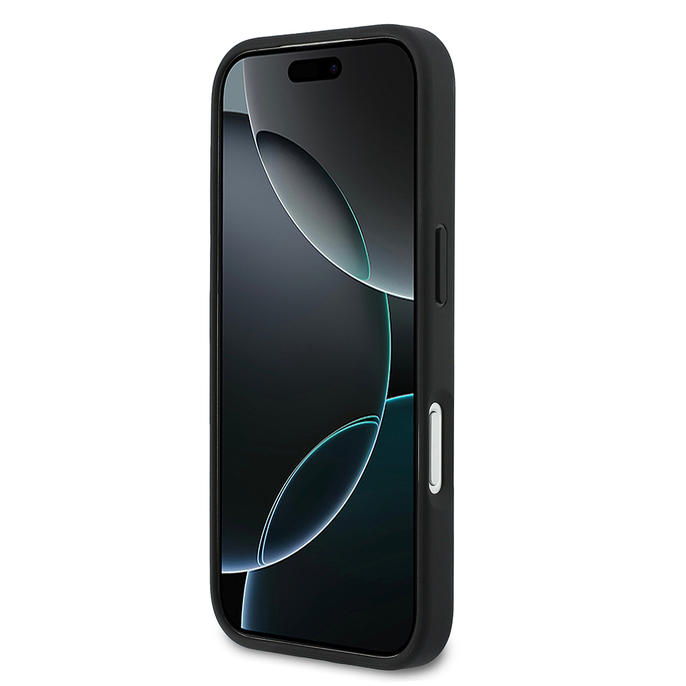 Apple iPhone 17 Pro Max Uyumlu Kılıf Lacoste Orjinal Lisanslı M-safe Şarj Özellikli PU Deri Tasarımlı Kartlıklı Karışık Monogram Desenli Kapak - 3