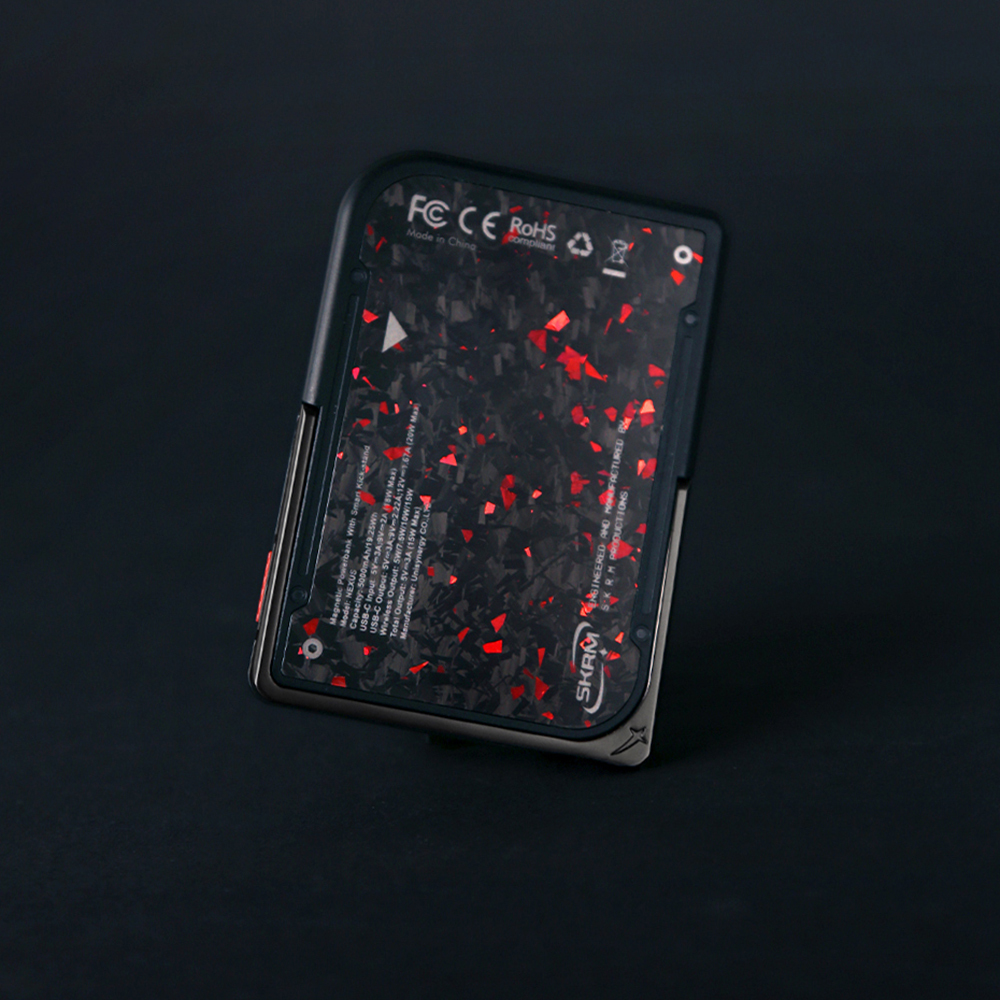 Skinarma Vektor Kablosuz ve PD Hızlı Şarj Özellikli Metal Standlı Taşınabilir Powerbank 15W 5000mAh - 6