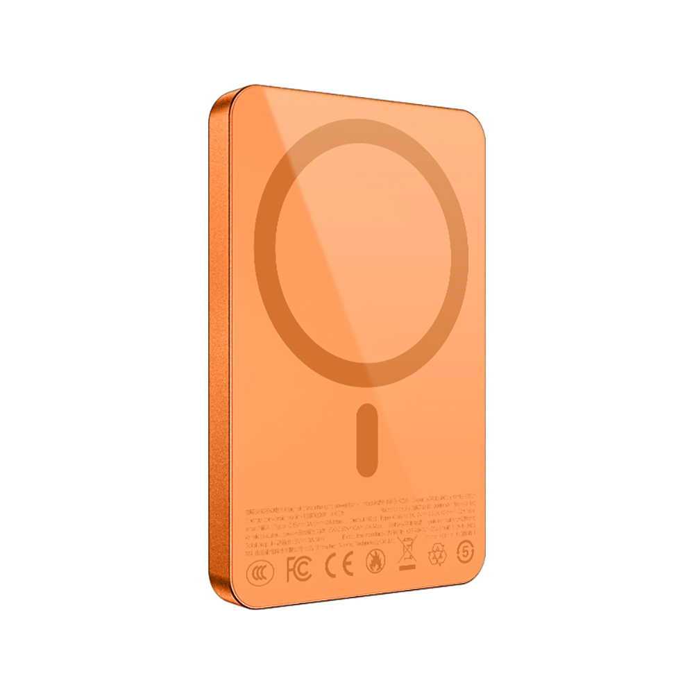 Recci RPB-W35 Ultra İnce PD 20W Hızlı Şarj Özellikli Wireless Powerbank 15W 5000mAh - 1