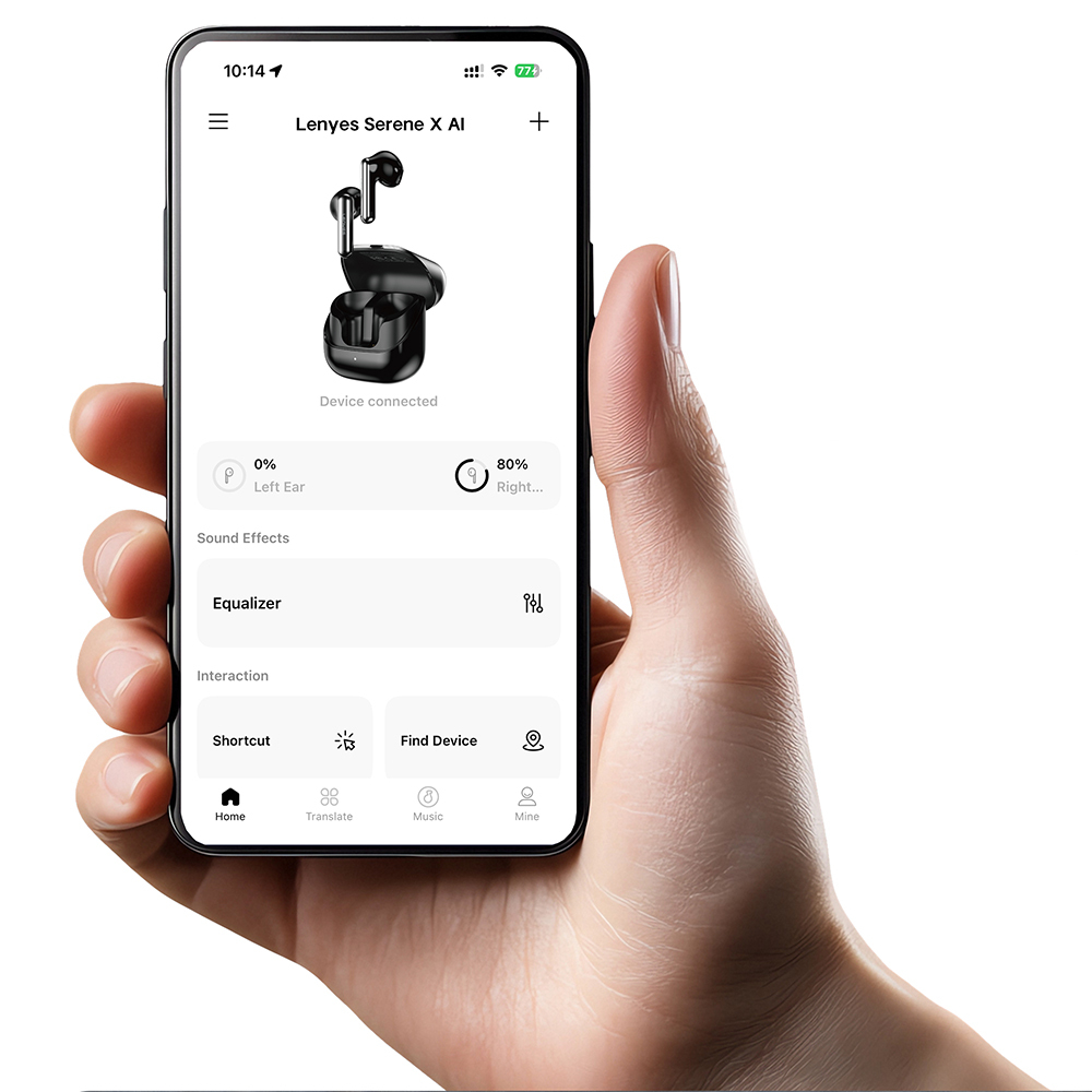 Lenyes Serene X AI Çeviri Özellikli ANC/ENC Teknolojili Kulak İçi Bluetooth Kulaklık v6.0 - 5