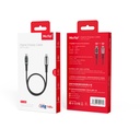 Micflip A08 Dijital LED Ekranlı Type-C to Type-C PD Data ve Şarj Kablosu 140W 1M - 6