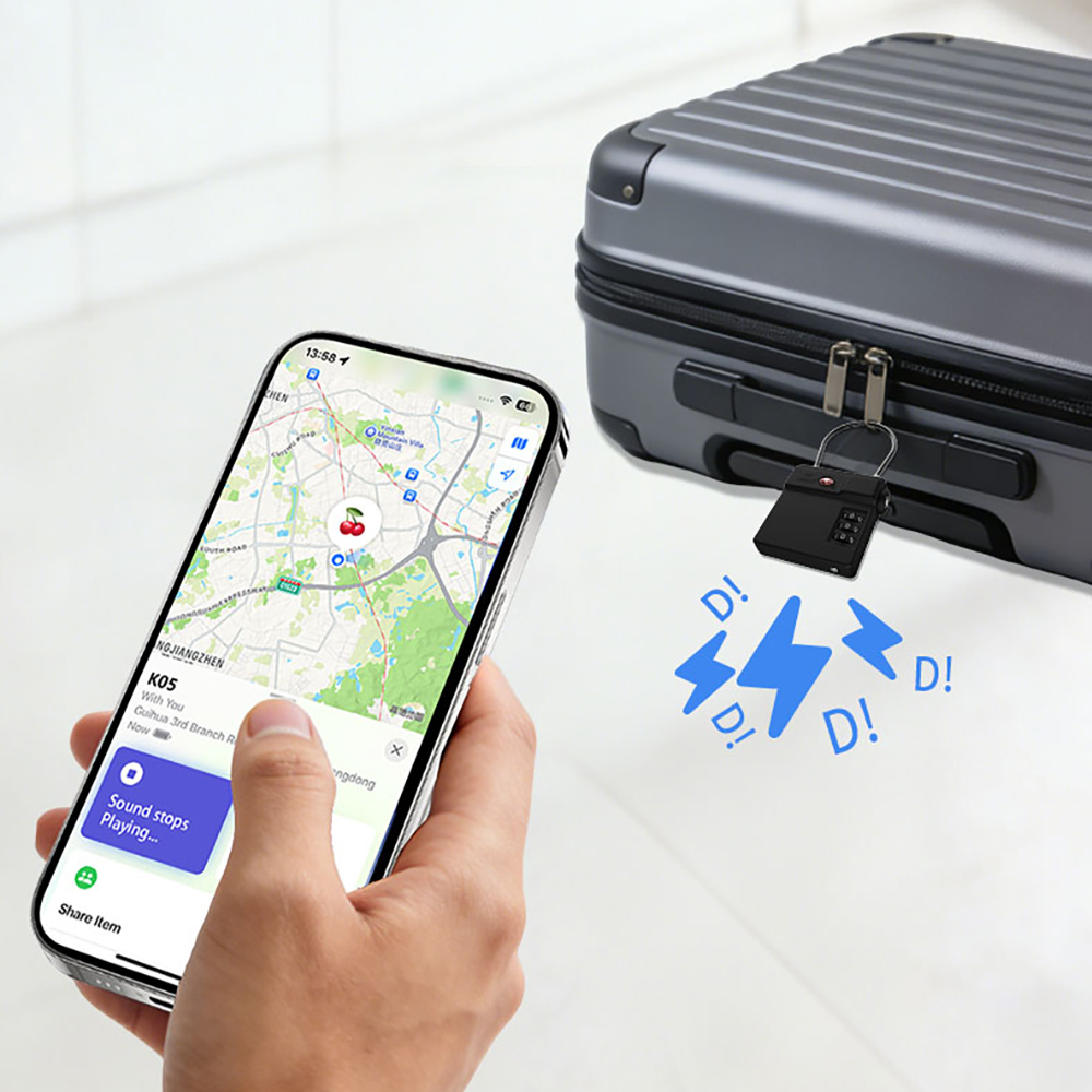 Micflip P25 TSA Kilit ve Find My Takip Özellikli Valiz Seyehat Kiliti - 8