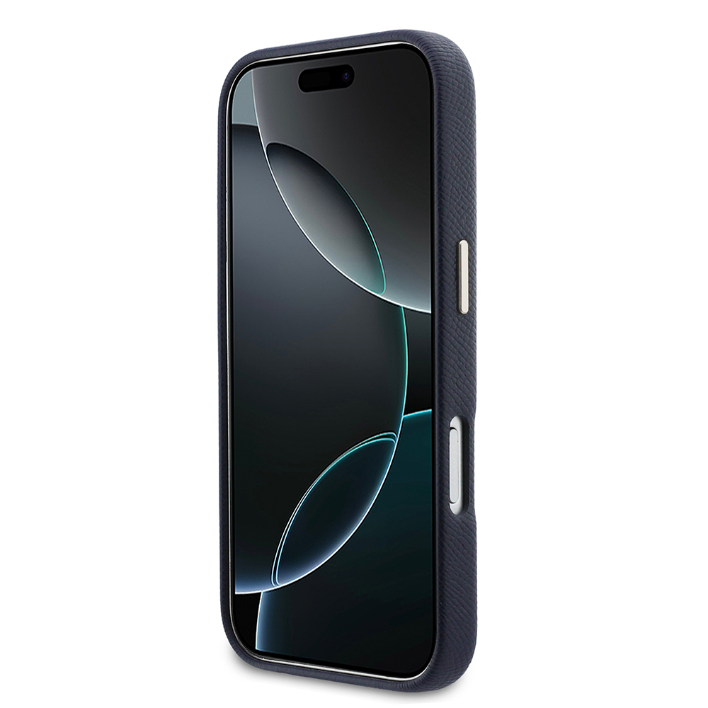 Apple iPhone 17 Pro Max Uyumlu Kılıf Guess Orjinal Lisanslı 4G Büyük Metal Kamera Çerçeveli PU Deri Resin Kapak - 4