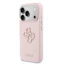 Apple iPhone 17 Pro Max Uyumlu Kılıf Guess Orjinal Lisanslı 4G Büyük Metal Kamera Çerçeveli PU Deri Resin Kapak - 1