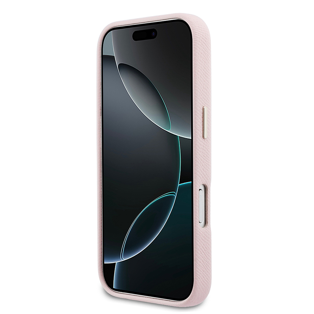 Apple iPhone 17 Pro Max Uyumlu Kılıf Guess Orjinal Lisanslı 4G Büyük Metal Kamera Çerçeveli PU Deri Resin Kapak - 4