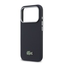 Apple iPhone 17 Pro Uyumlu Kılıf Lacoste Orjinal Lisanslı M-Safe Şarj Özellikli PVC Yarı Pike Desenli Arka Yüzey İkonik Timsah Dokuma Logolu Kapak - 5