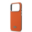 Apple iPhone 17 Pro Uyumlu Kılıf Lacoste Orjinal Lisanslı M-Safe Şarj Özellikli PVC Yarı Pike Desenli Arka Yüzey İkonik Timsah Dokuma Logolu Kapak - 4