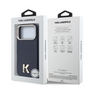 Apple iPhone 17 Pro Max Uyumlu Kılıf Karl Lagerfeld Orjinal Lisanslı M-safe Şarj Özellikli Gold Kamera Çerçeveli KHEAD Metal Logolu PU Deri Kapak - 7