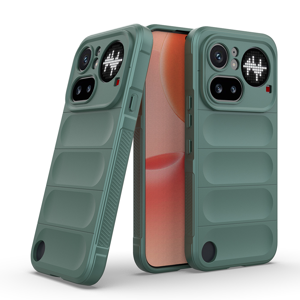 Nothing Phone 4A Pro Kılıf Esnek TPU Oyuklu Arka Yüzey Tasarımlı Zore Etnik Silikon Kapak - 1