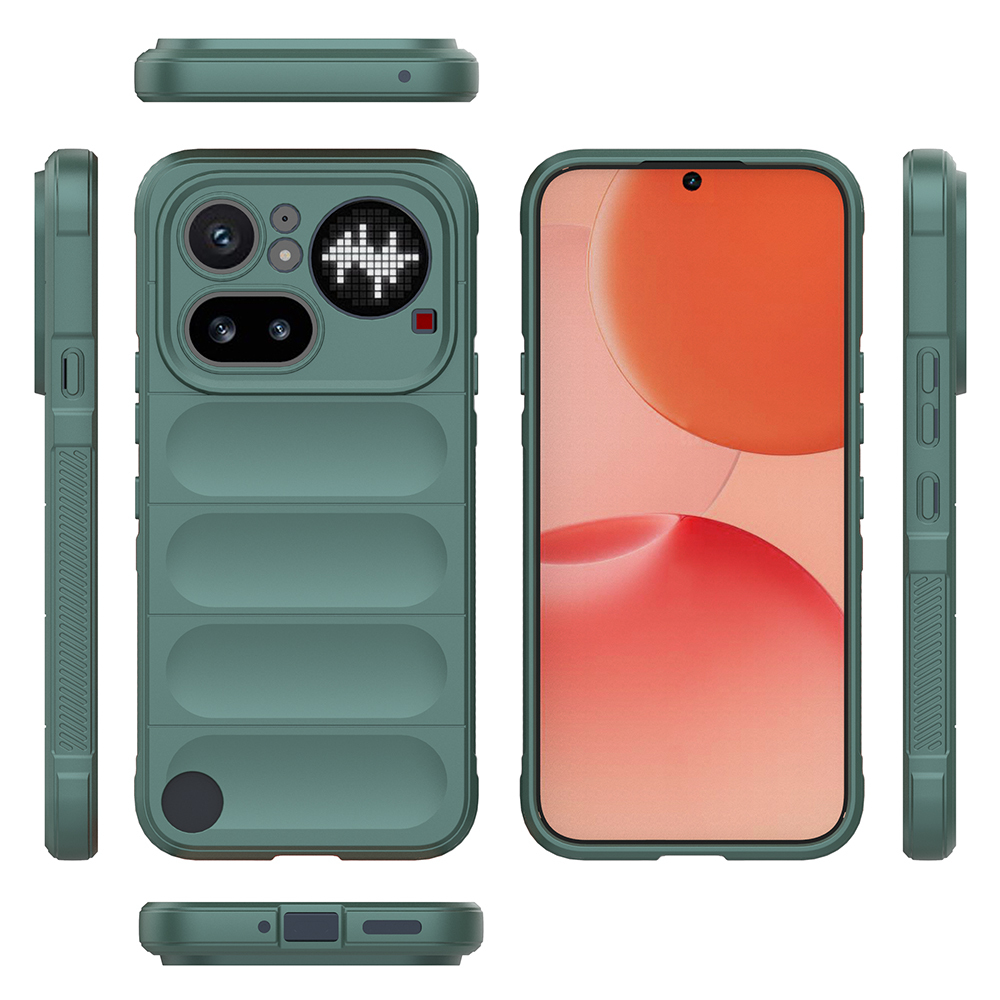 Nothing Phone 4A Pro Kılıf Esnek TPU Oyuklu Arka Yüzey Tasarımlı Zore Etnik Silikon Kapak - 6