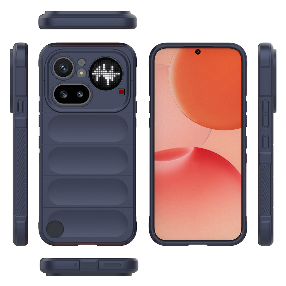 Nothing Phone 4A Pro Kılıf Esnek TPU Oyuklu Arka Yüzey Tasarımlı Zore Etnik Silikon Kapak - 6
