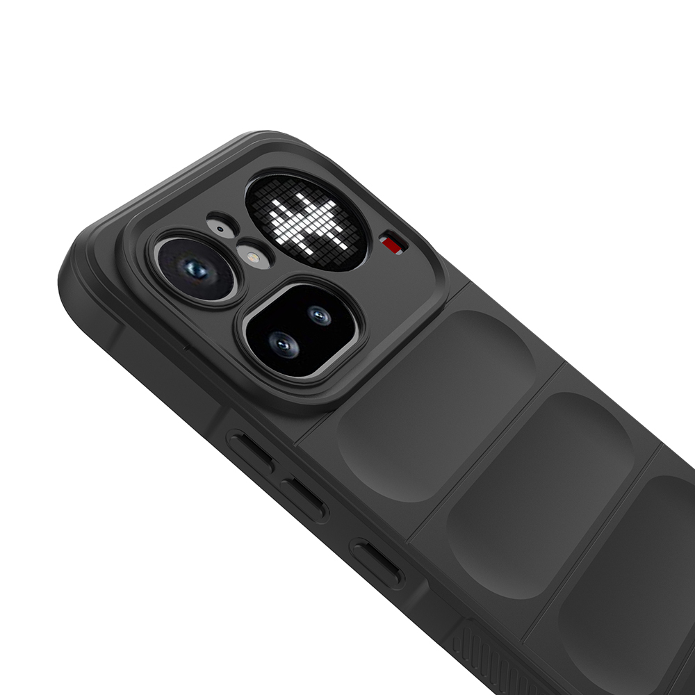 Nothing Phone 4A Pro Kılıf Esnek TPU Oyuklu Arka Yüzey Tasarımlı Zore Etnik Silikon Kapak - 5