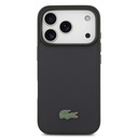Apple iPhone 17 Pro Uyumlu Kılıf Lacoste Orjinal Lisanslı M-safe Şarj Özellikli PU Pike Desenli Metal Logolu Kapak - 2
