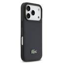 Apple iPhone 17 Pro Uyumlu Kılıf Lacoste Orjinal Lisanslı M-safe Şarj Özellikli PU Pike Desenli Metal Logolu Kapak - 3
