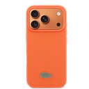Apple iPhone 17 Pro Uyumlu Kılıf Lacoste Orjinal Lisanslı M-safe Şarj Özellikli PU Pike Desenli Metal Logolu Kapak - 2