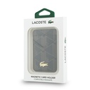 Lacoste Orjinal Lisanslı 2 Hazneli PVC Karışık Monogram Desenli Magnetik Kartlık - 4
