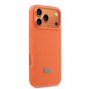 Apple iPhone 17 Pro Max Uyumlu Kılıf Lacoste Orjinal Lisanslı M-safe Şarj Özellikli PU Pike Desenli Metal Logolu Kapak - 3