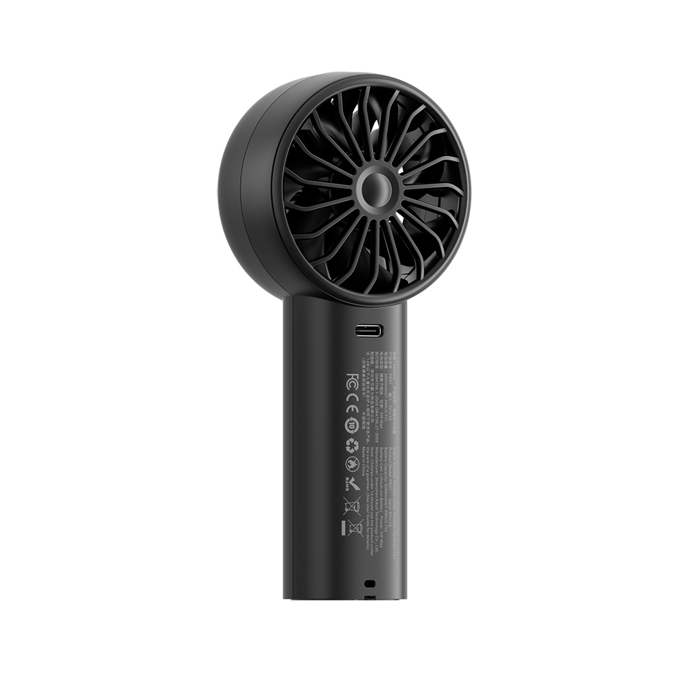 Aecooly PE01 Dijital LED Göstergeli 5 Kademeli Portatif Soğutucu El Fanı - 7