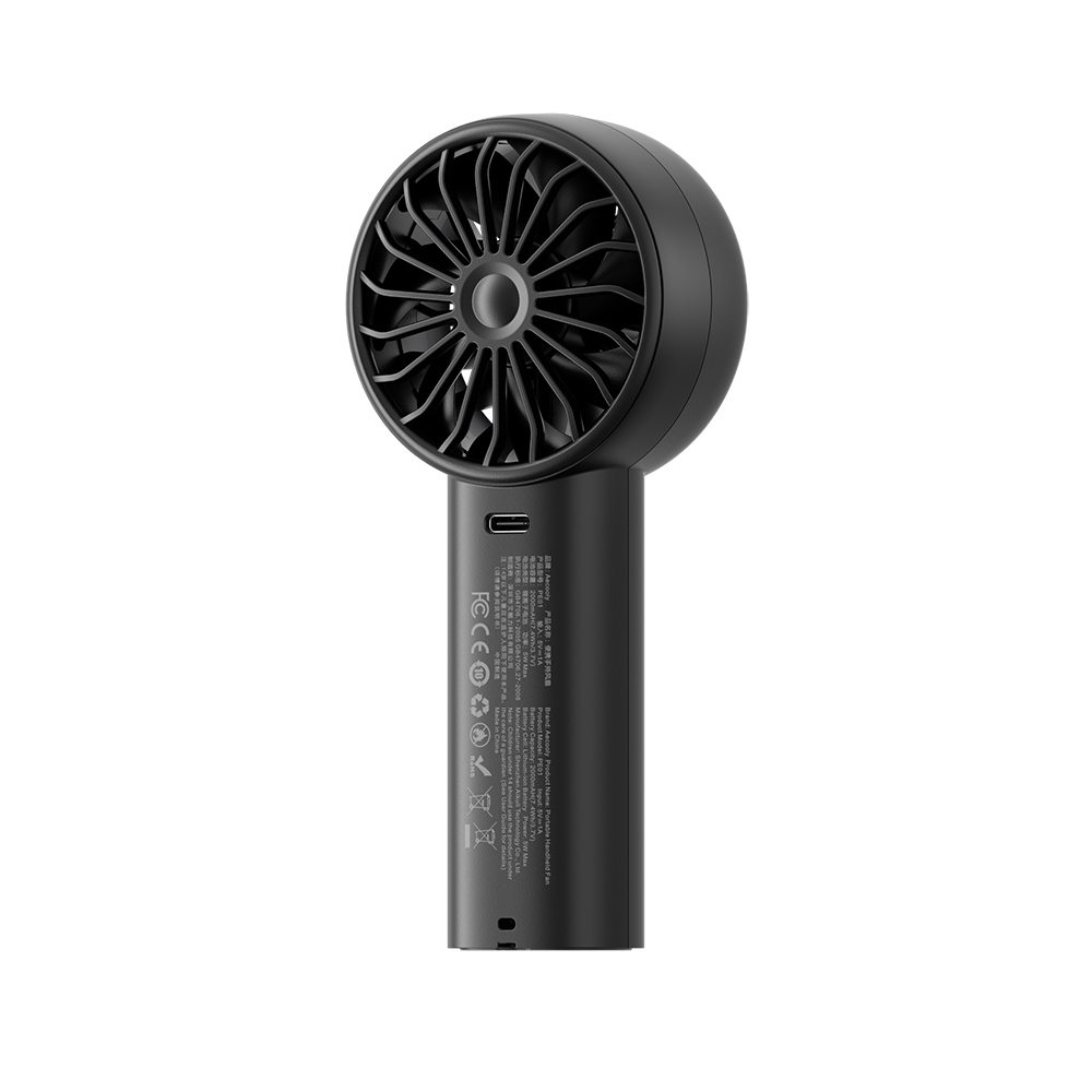 Aecooly PE01 Dijital LED Göstergeli 5 Kademeli Portatif Soğutucu El Fanı - 9