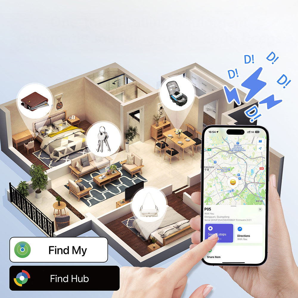 Micflip P055 Suya Dayanıklı iOS ve Android Cihazlar için Takip Özellikli Akıllı Kart - 2