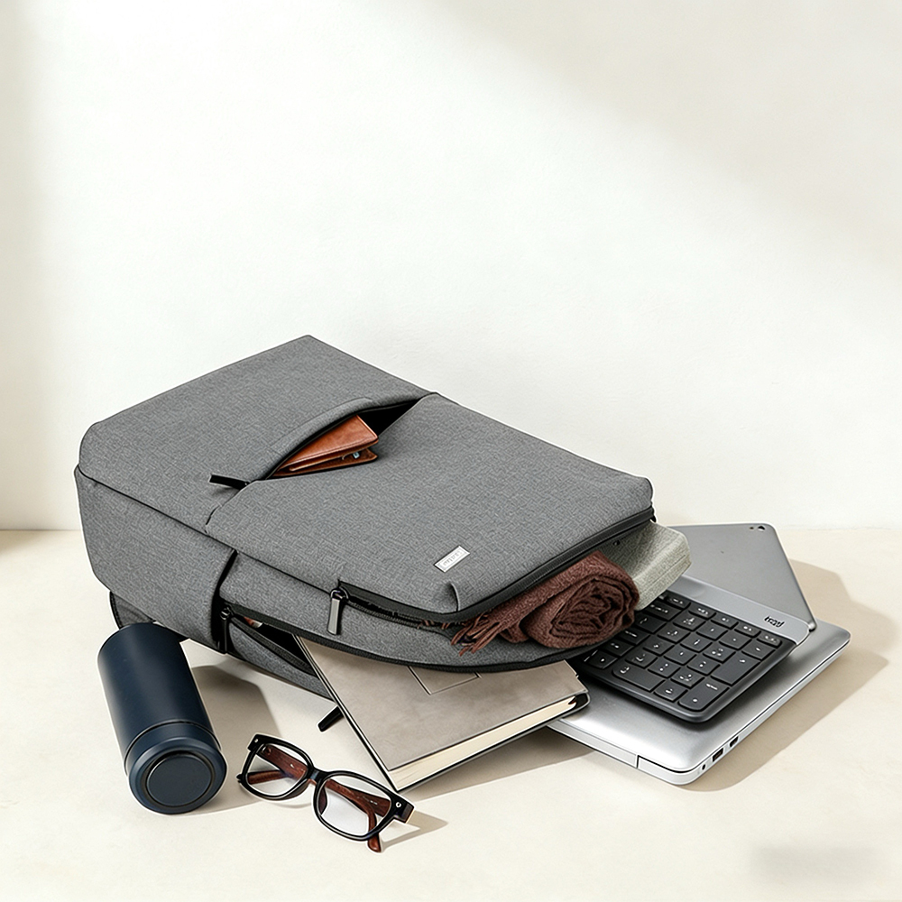 Go Des GD-6005 Nefes Alabilen Kumaş Şok Emici Omuz Askılı Laptop ve Notebook Sırt Çantası - 3