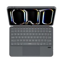 Apple iPad 10.9 2022 Uyumlu (5.Nesil) Wiwu MK-005 Combo 3in1 Kalem Bölmeli Klavyeli Standlı Kılıf - 2