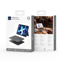 Apple iPad 10.9 2022 Uyumlu (5.Nesil) Wiwu MK-005 Combo 3in1 Kalem Bölmeli Klavyeli Standlı Kılıf - 8