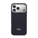 Apple iPhone 17 Pro Max Uyumlu Kılıf Lacoste Orjinal Lisanslı M-Safe Şarj Özellikli PVC Yarı Pike Desenli Arka Yüzey İkonik Timsah Dokuma Logolu Kapak - 2