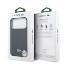 Apple iPhone 17 Pro Max Uyumlu Kılıf Lacoste Orjinal Lisanslı M-Safe Şarj Özellikli PVC Yarı Pike Desenli Arka Yüzey İkonik Timsah Dokuma Logolu Kapak - 7