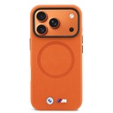Apple iPhone 17 Pro Max Uyumlu Kılıf BMW Orjinal Lisanslı M-safe Şarj Özellikli Halka Tasarımlı M Logolu PU Deri Kapak - 2