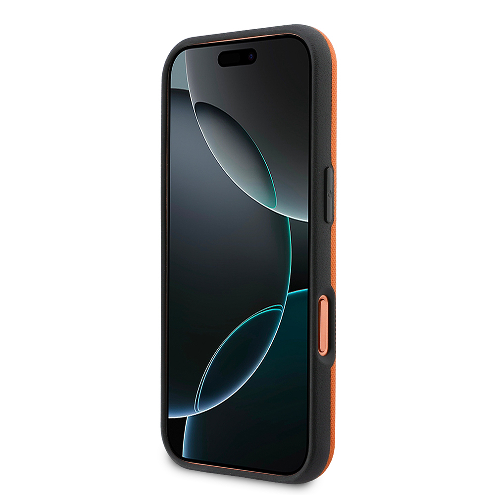 Apple iPhone 17 Pro Max Uyumlu Kılıf BMW Orjinal Lisanslı M-safe Şarj Özellikli Halka Tasarımlı M Logolu PU Deri Kapak - 4