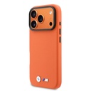 Apple iPhone 17 Pro Max Uyumlu Kılıf BMW Orjinal Lisanslı M-safe Şarj Özellikli Standlı Metal Kamera Çerçeveli M Logolu PU Deri Kapak - 1