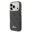 Apple iPhone 17 Pro Max Uyumlu Kılıf Guess Orjinal Lisanslı M-safe Şarj Özellikli Script Yazı Logolu 4G Desenli Kapak - 1