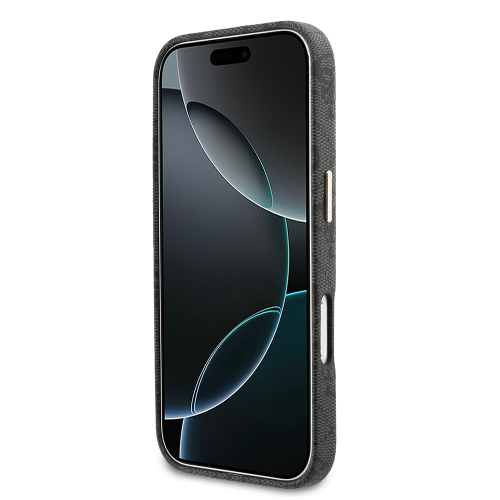 Apple iPhone 17 Pro Max Uyumlu Kılıf Guess Orjinal Lisanslı M-safe Şarj Özellikli Script Yazı Logolu 4G Desenli Kapak - 4