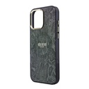 Apple iPhone 16 Pro Max Uyumlu Kılıf Guess Orjinal Lisanslı M-safe Şarj Özellikli Yazı Logolu Python Desenli Kapak - 1