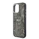Apple iPhone 16 Pro Max Uyumlu Kılıf Guess Orjinal Lisanslı M-safe Şarj Özellikli Yazı Logolu Python Desenli Kapak - 1