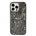 Apple iPhone 16 Pro Max Uyumlu Kılıf Guess Orjinal Lisanslı M-safe Şarj Özellikli Yazı Logolu Python Desenli Kapak - 2