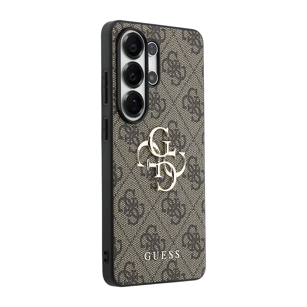 Samsung Galaxy S26 Ultra Uyumlu Kılıf Guess Orjinal Lisanslı PU Deri Büyük Metal Logo Dizaynlı Kapak - 3