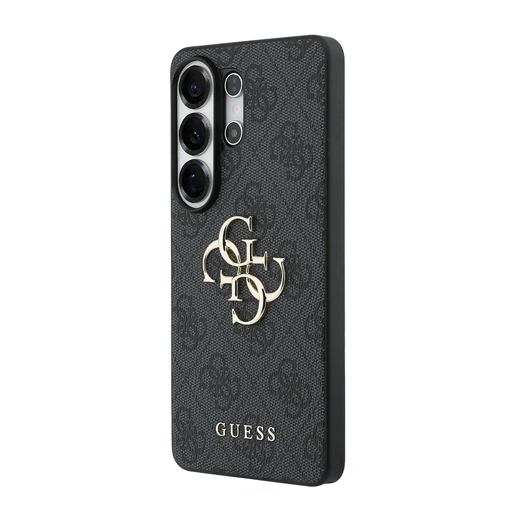 Samsung Galaxy S26 Ultra Uyumlu Kılıf Guess Orjinal Lisanslı PU Deri Büyük Metal Logo Dizaynlı Kapak - 1