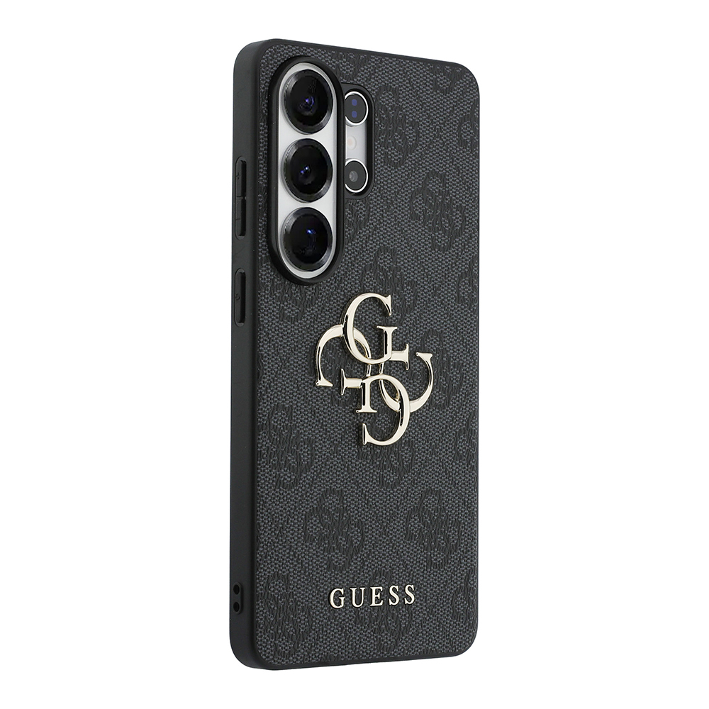Samsung Galaxy S26 Ultra Uyumlu Kılıf Guess Orjinal Lisanslı PU Deri Büyük Metal Logo Dizaynlı Kapak - 3