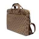 Guess Orjinal Lisanslı Sıcak Damgalı 4G Desenli Üçgen Logolu Omuz Askılı 15-16 inç Laptop Çantası - 2