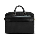 Guess Orjinal Lisanslı Naylon Kumaş Metal Üçgen Logolu Omuz Askılı 15-16 inç Laptop Çantası - 1