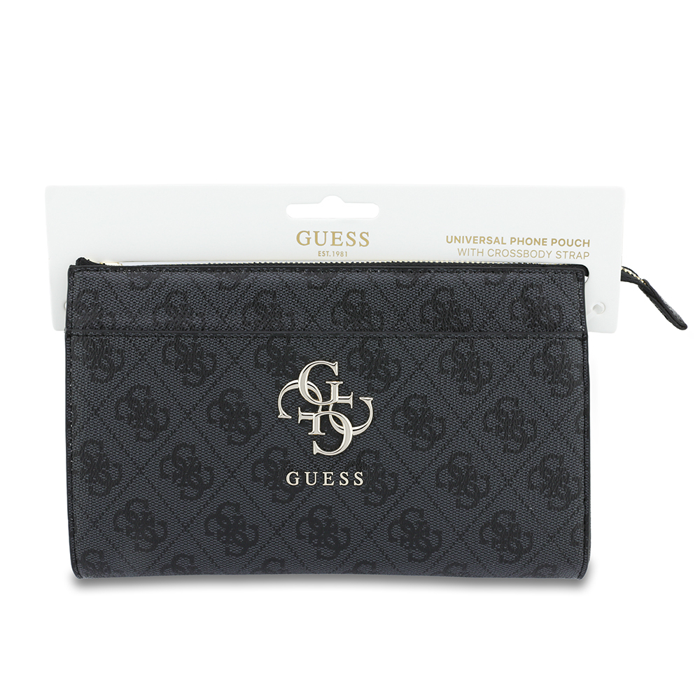 Guess Orjinal Lisanslı 4G Desenli Büyük Metal Logolu Omuz Askılı El Çantası - 6