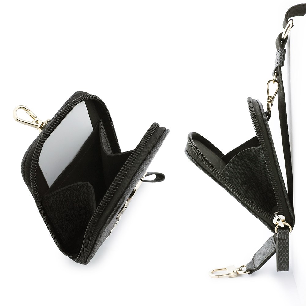 Guess Orjinal Lisanslı 4G Desenli Büyük Metal Logolu Omuz Askılı Purse El Çantası - 3