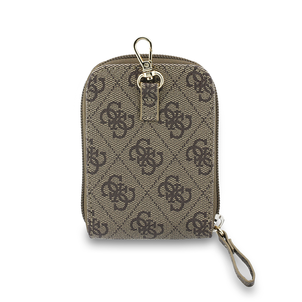 Guess Orjinal Lisanslı 4G Desenli Büyük Metal Logolu Omuz Askılı Purse El Çantası - 2