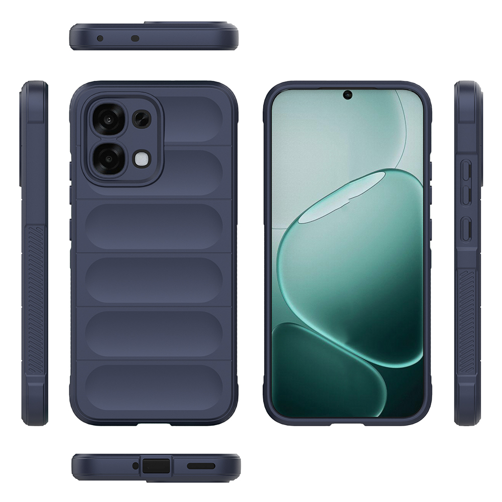 Oppo A6 Pro Uyumlu Kılıf Esnek TPU Oyuklu Arka Yüzey Tasarımlı Zore Etnik Silikon Kapak - 5