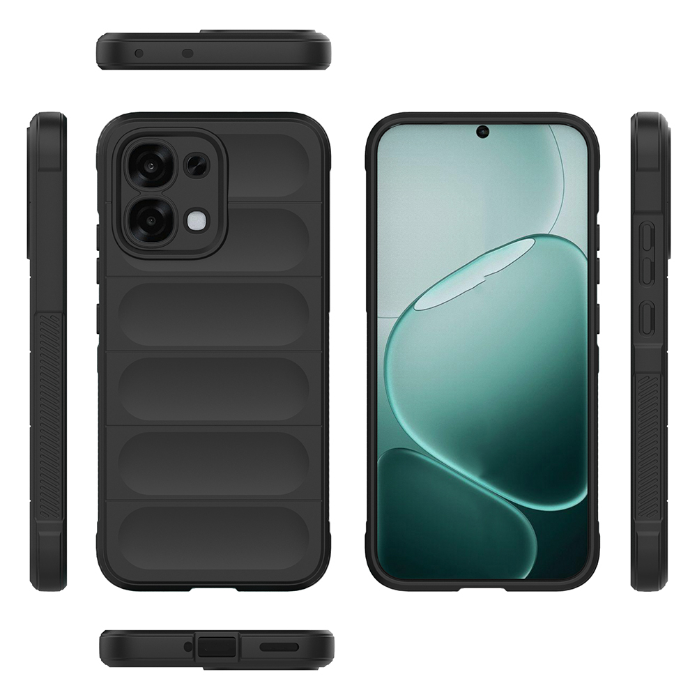 Oppo A6 Pro Uyumlu Kılıf Esnek TPU Oyuklu Arka Yüzey Tasarımlı Zore Etnik Silikon Kapak - 8
