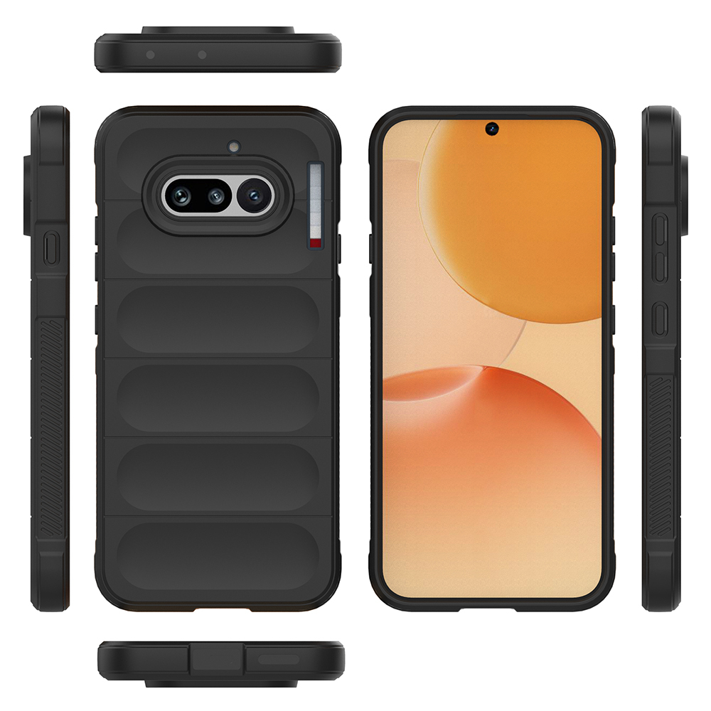 Nothing Phone 4A Kılıf Esnek TPU Oyuklu Arka Yüzey Tasarımlı Zore Etnik Silikon Kapak - 11
