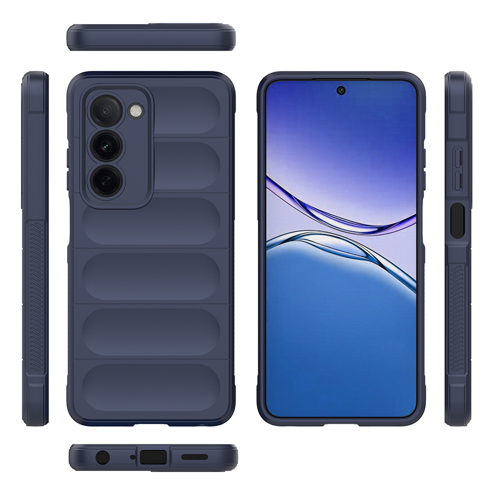Oppo A5 Uyumlu Kılıf Esnek TPU Oyuklu Arka Yüzey Tasarımlı Zore Etnik Silikon Kapak - 5