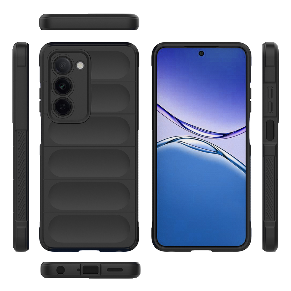 Oppo A5 Uyumlu Kılıf Esnek TPU Oyuklu Arka Yüzey Tasarımlı Zore Etnik Silikon Kapak - 10